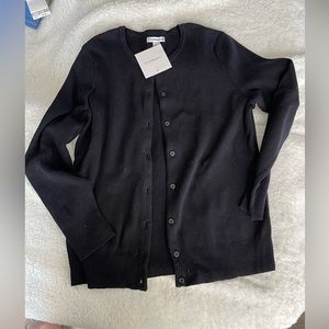 Petite medium Croft & Barrow black cardigan